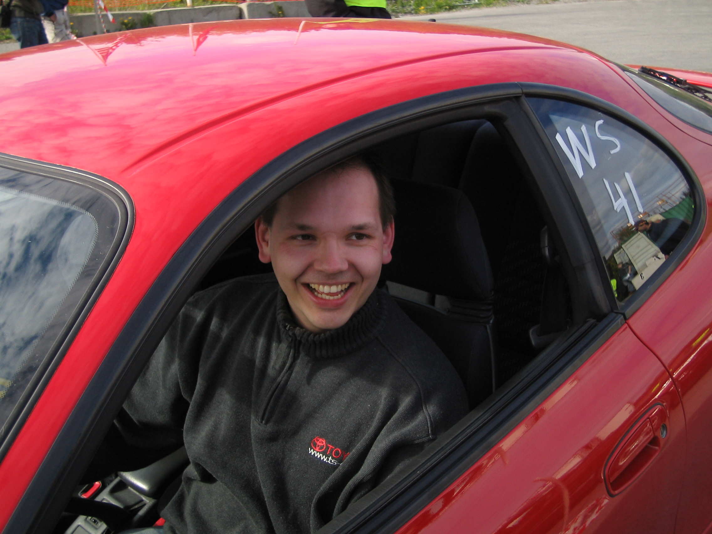 Her er jeg akkurat kåret til vinner av street klassen