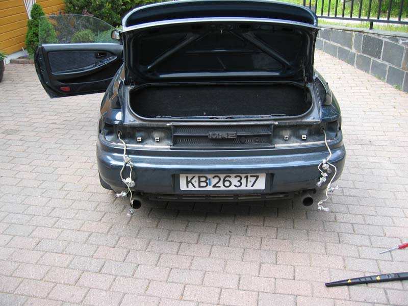 Lyktene er demonterte