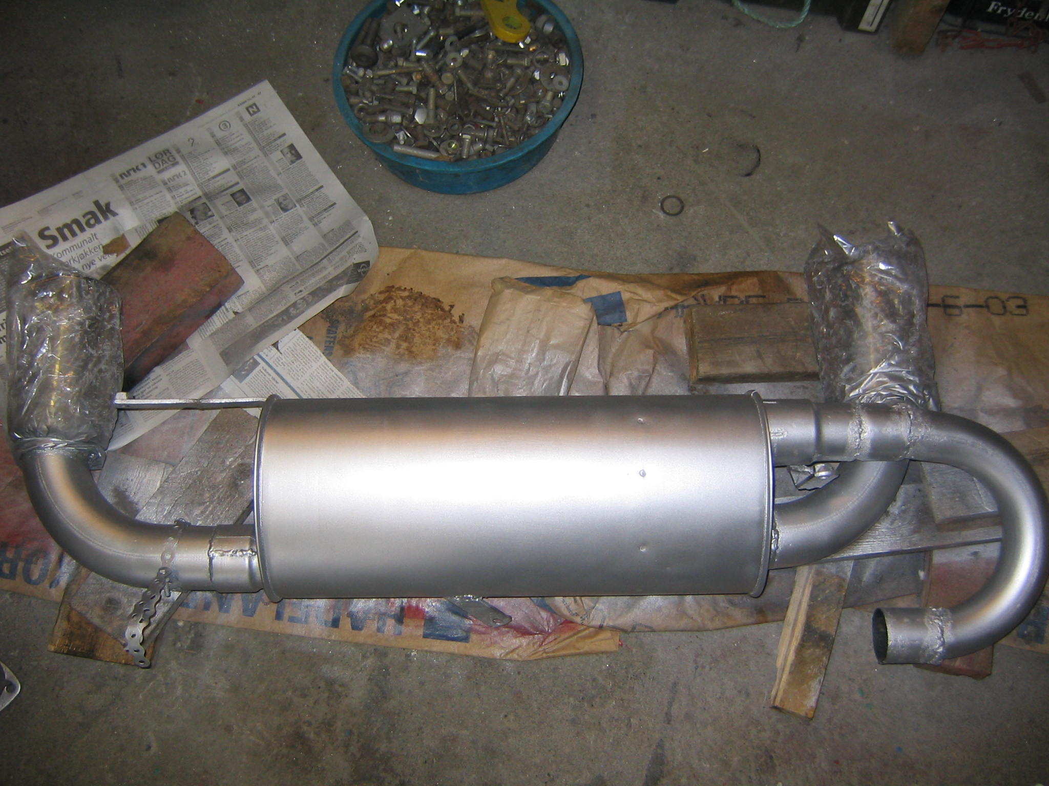 stell på effektanlegget