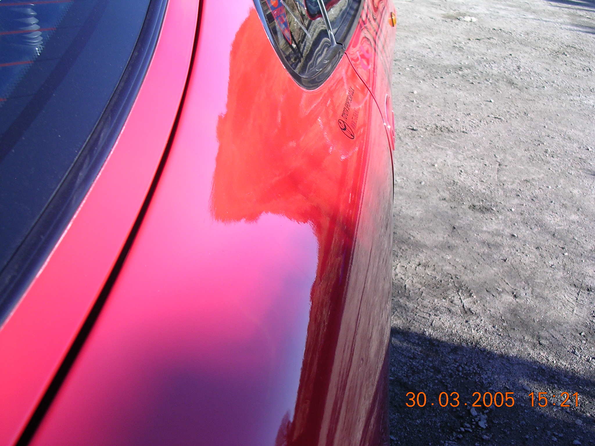 Tatt tidlig i vår, med blek vårsol i bagrunnen