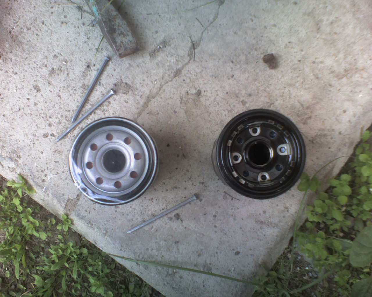 Forskjell! Nytt filter til venstre