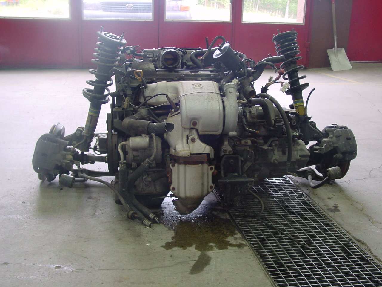 Ny motor ute av delebilen