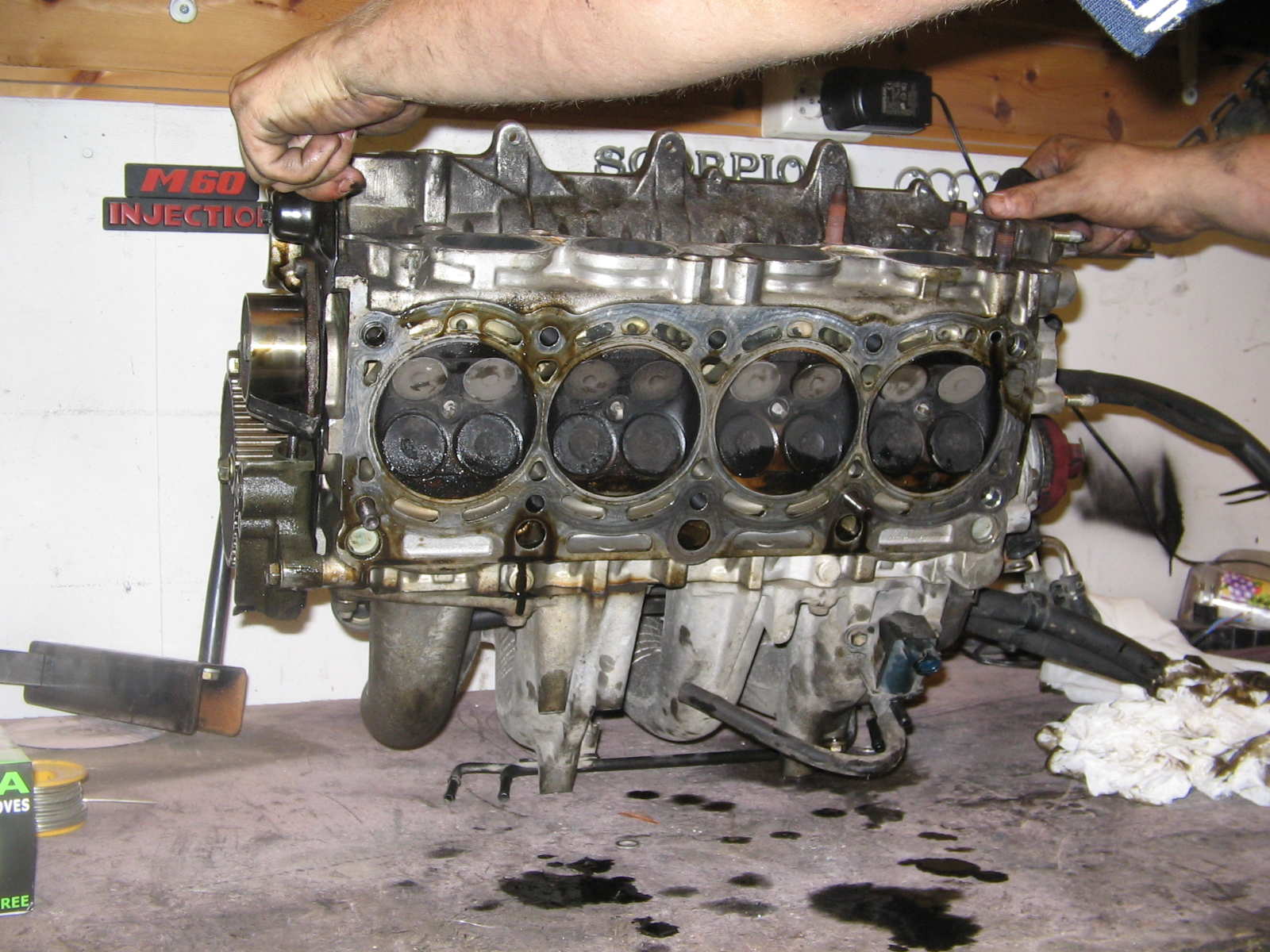 Snakker vi sot...var på toyota med blokka i dag før jeg var og leverte den der jeg skulle få den planet og dem mente den så veldig bra ut