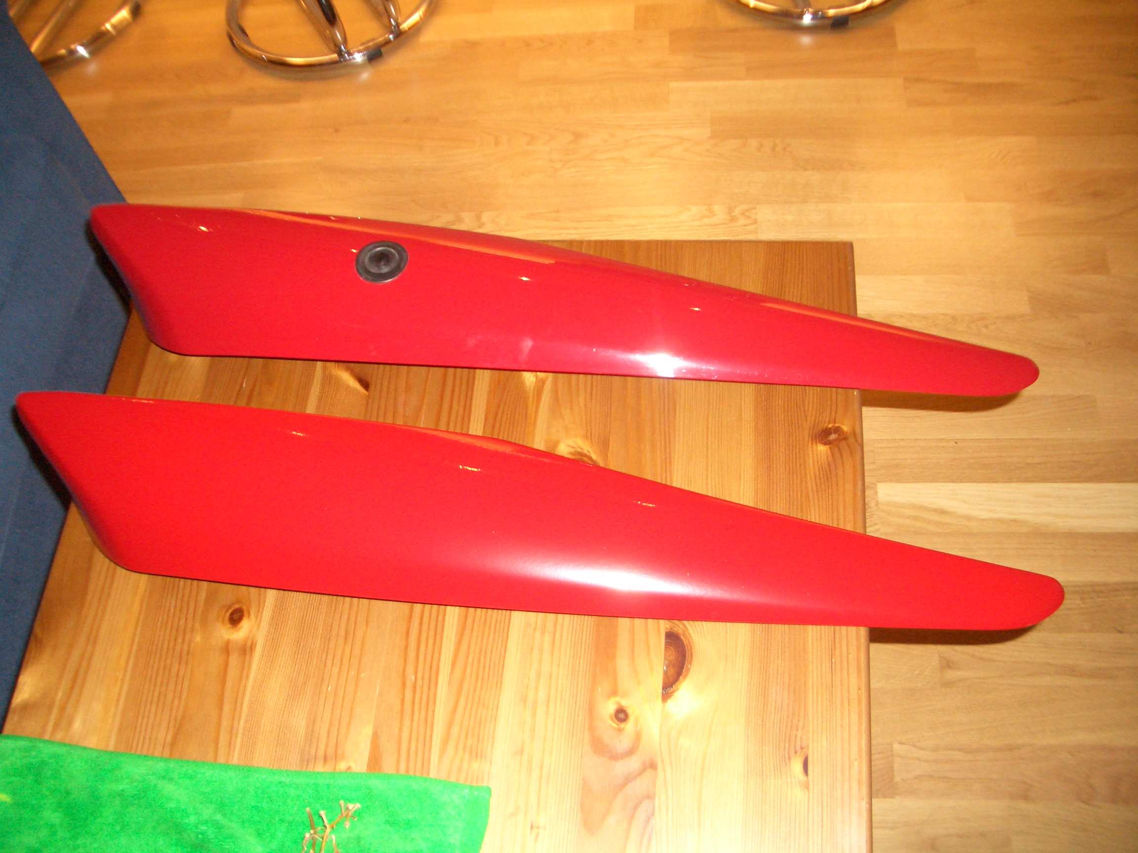 resultatet, ved siden av den boblete gamle...