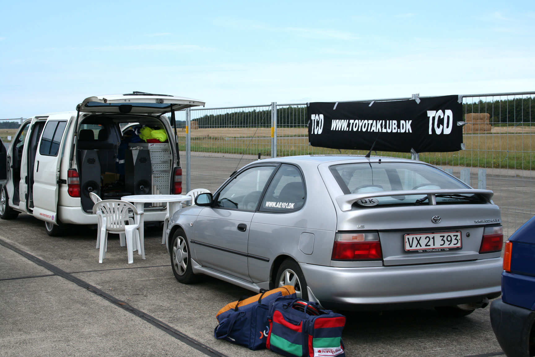 Banneren er på plass