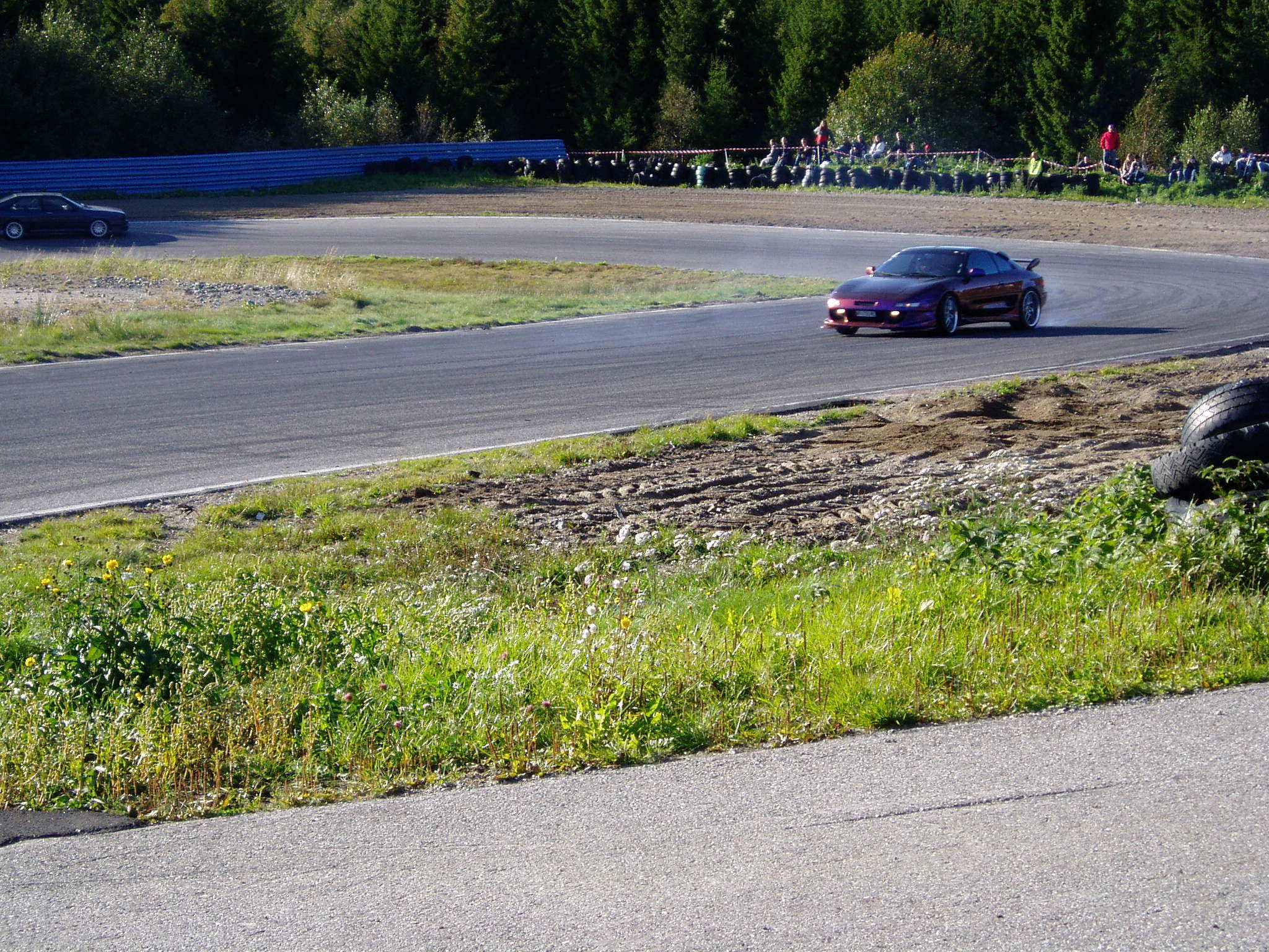 Marcus sin sw20 med litt hjulspinn...