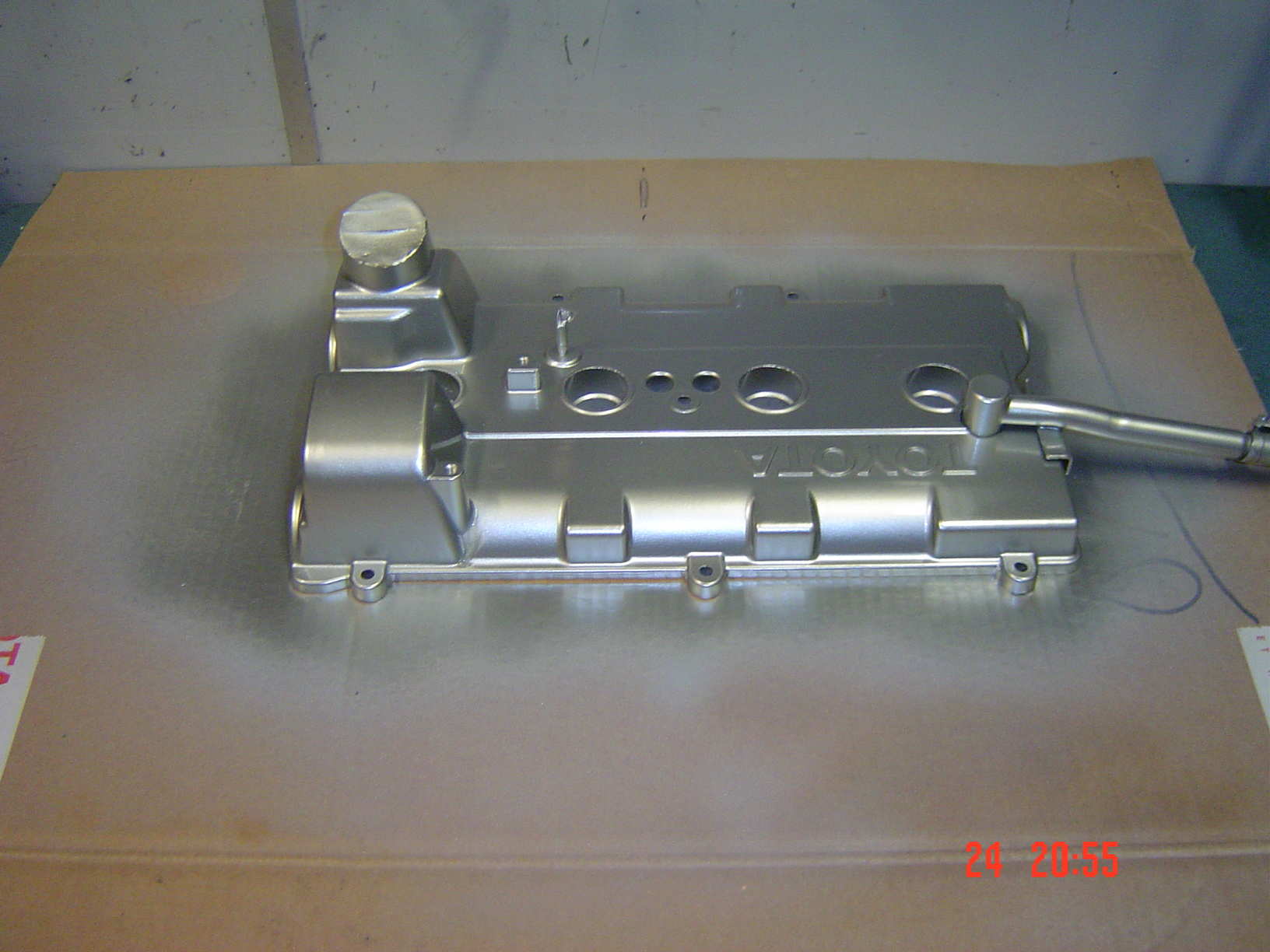 Benytta litt dødtid til å pynte litt på toppdekslet