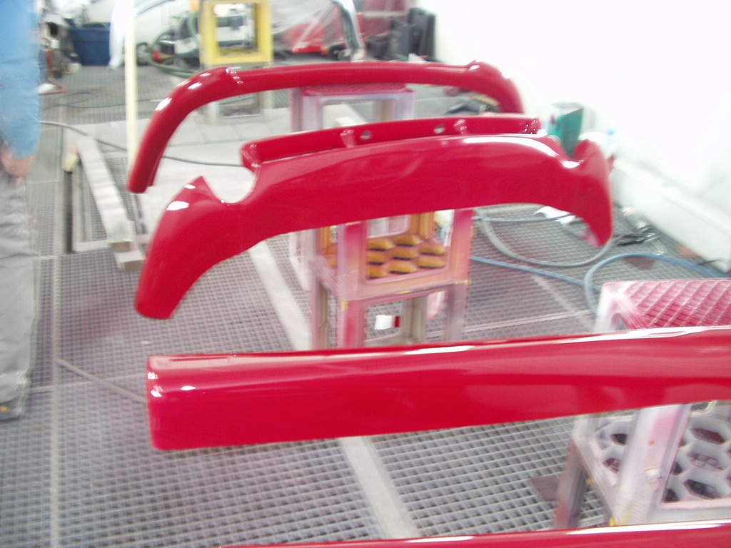 Stylingen ferdig lakkert: