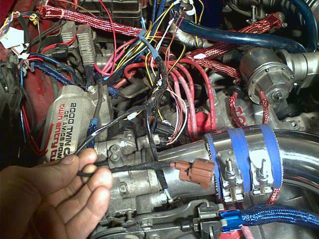 Ledningsnett. Kontaktene til dysene.