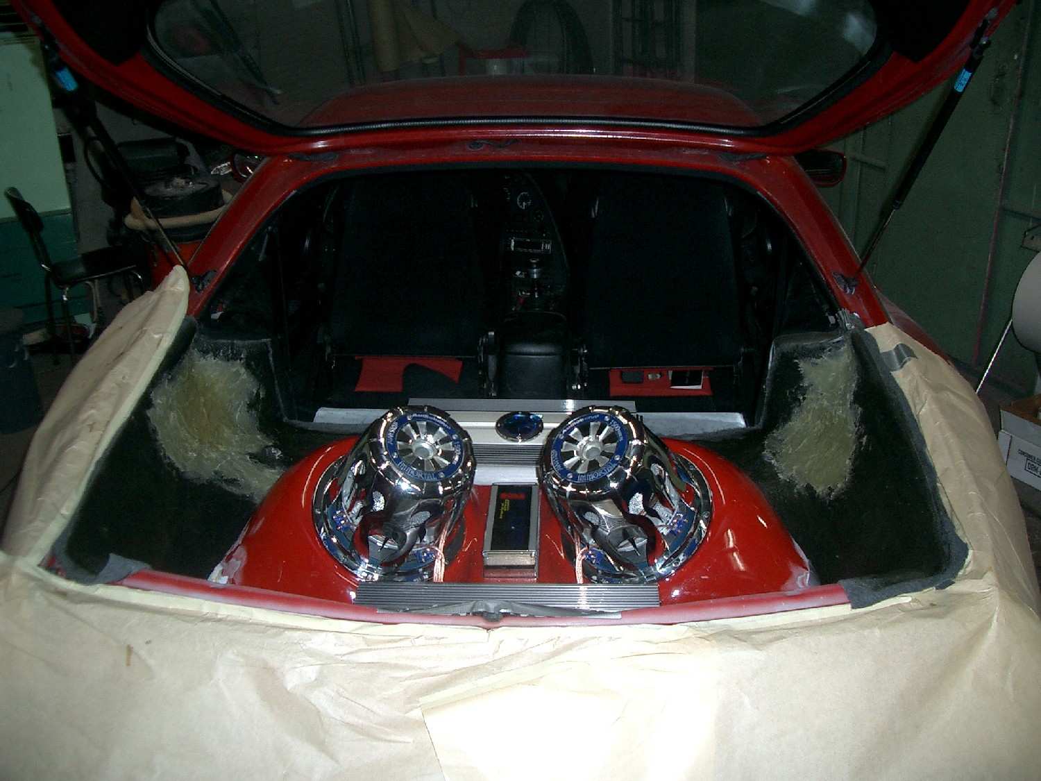 Nye paneler bygd av fleece stoff belagt med polyester