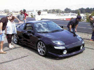 Her er en MR2 med lykter fra Mitsubishi FTO, ganske fint det også!