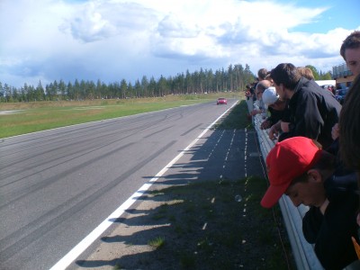 På pitstrekka...
