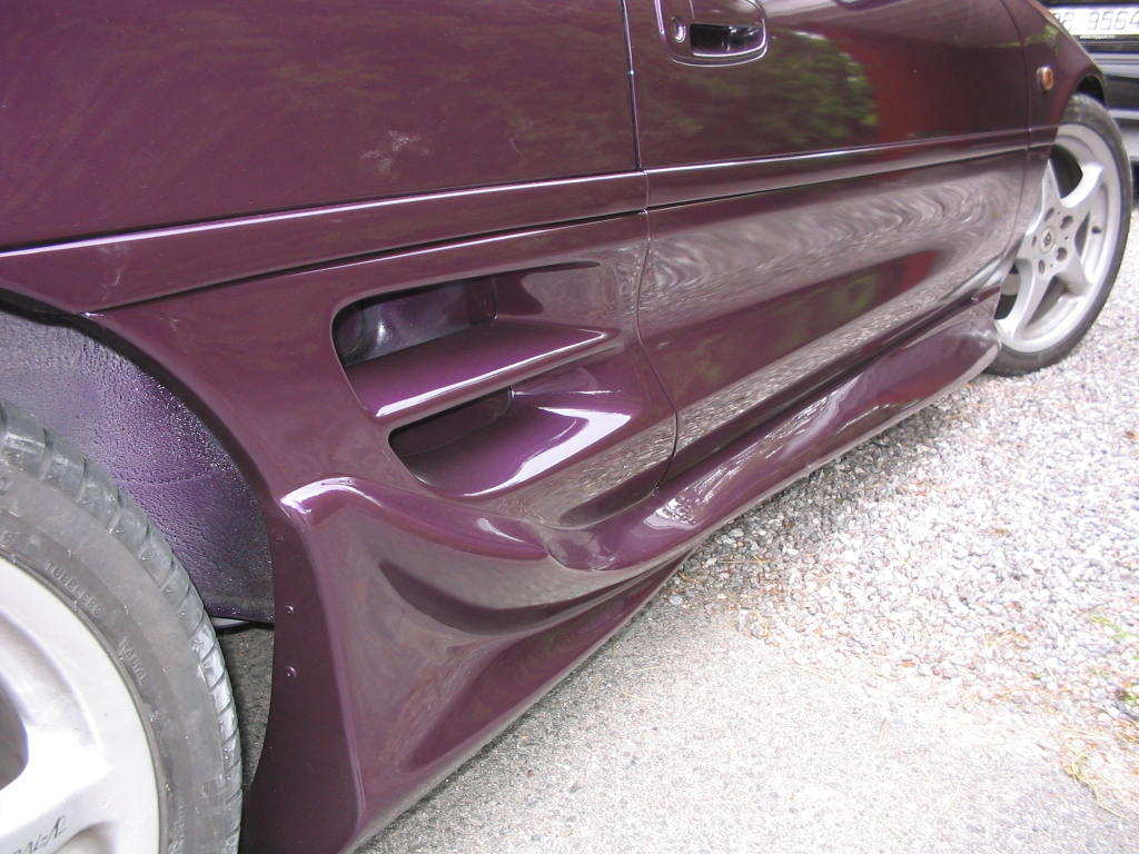 Bygd om hele sideskjørtene(inn i de originale)