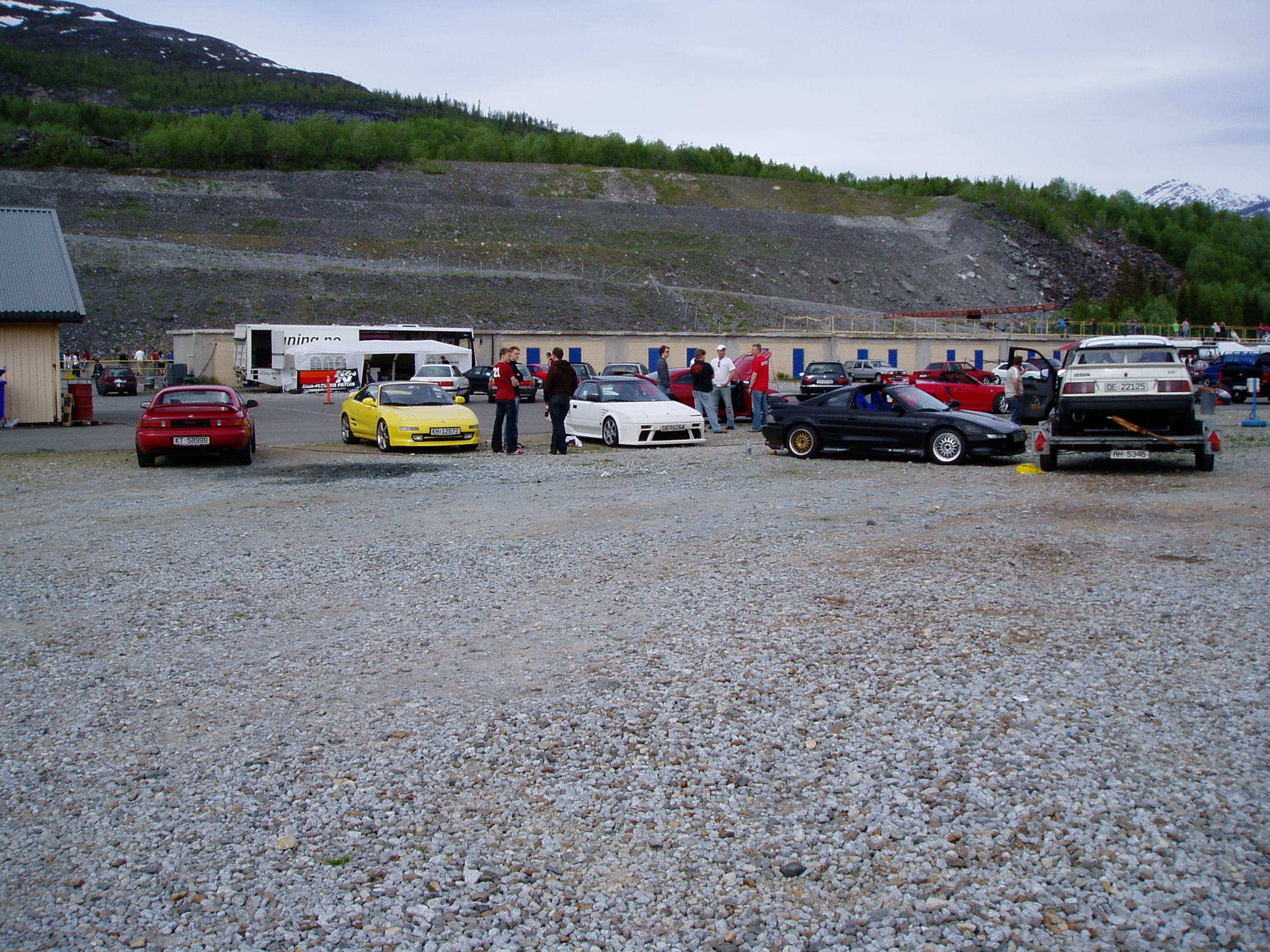 Vi var noen av de siste som dro fra Ts-ogn sin plass...