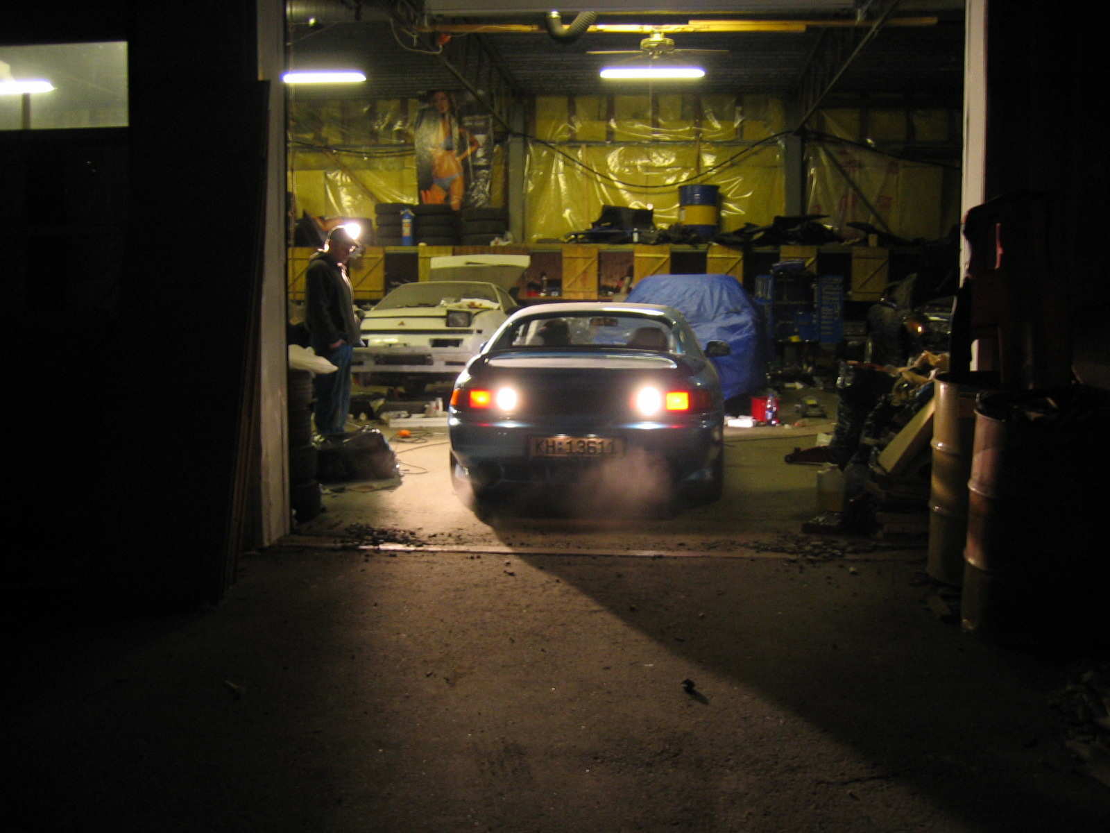 På vei ut av verkstedet