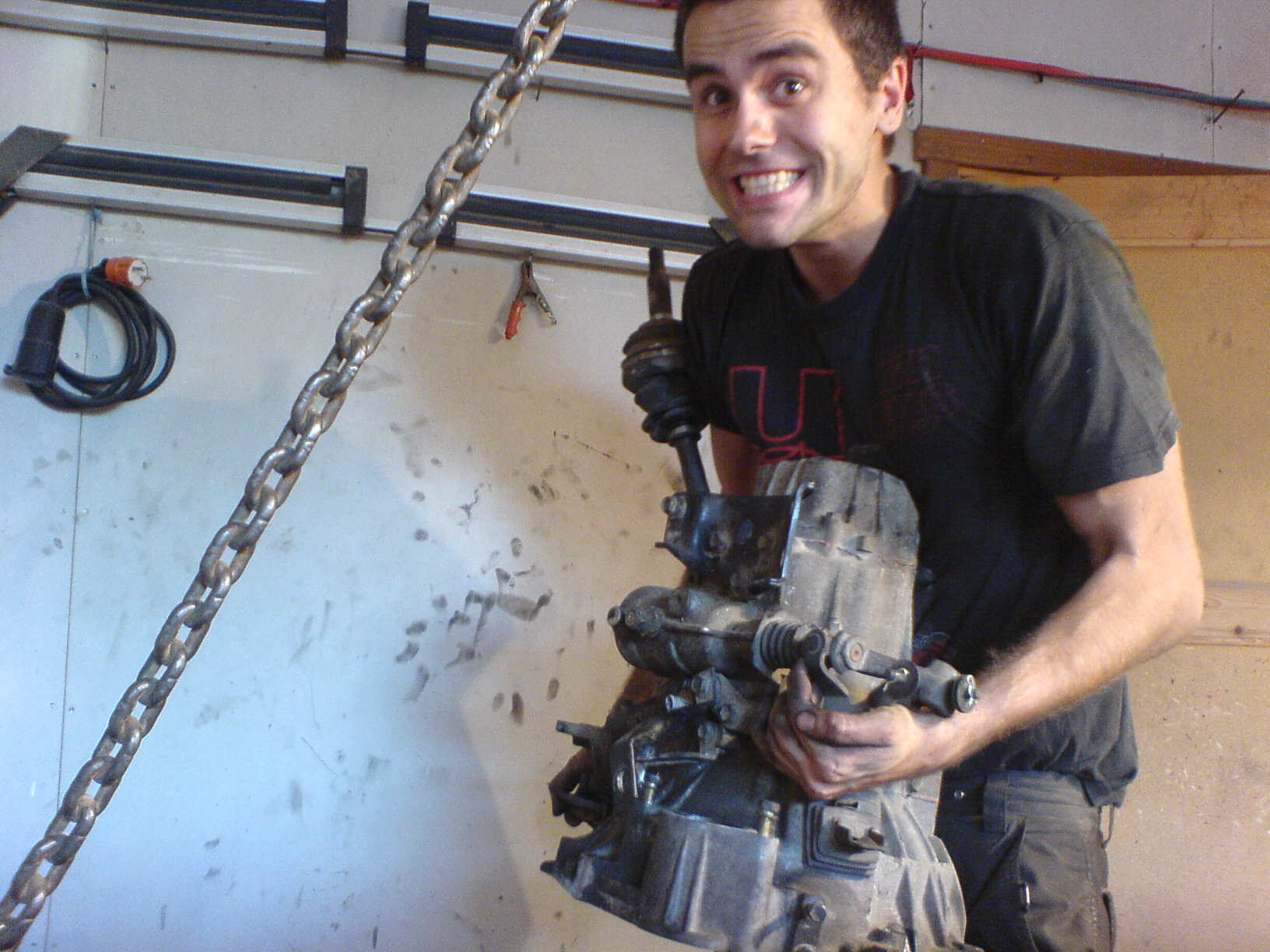 Girkassa sklei rett på sånn :D