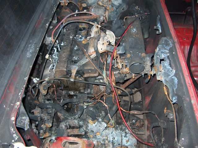 Rusta litt kan man si. Stått hos viking i en uke, før jeg fikk tid til å hente den.