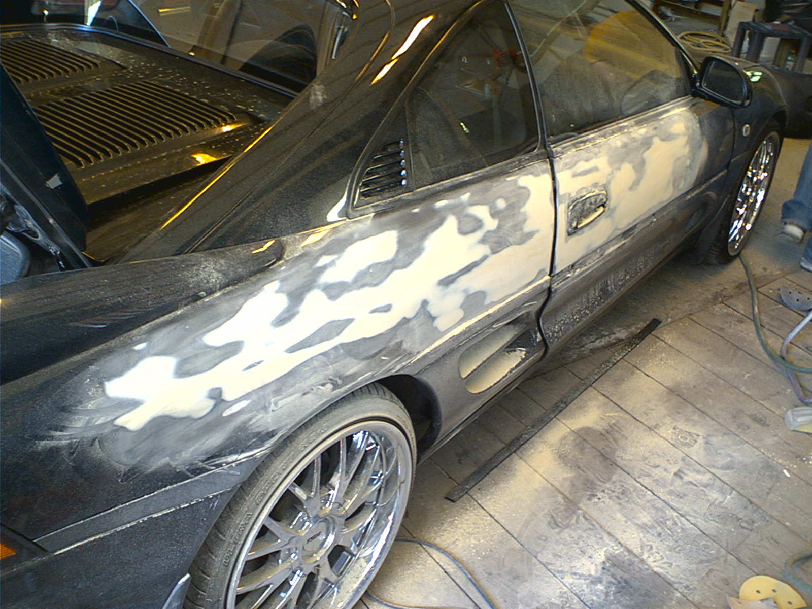 Sparkling og nedpussing. Det var en del småbulker over så å si alt..