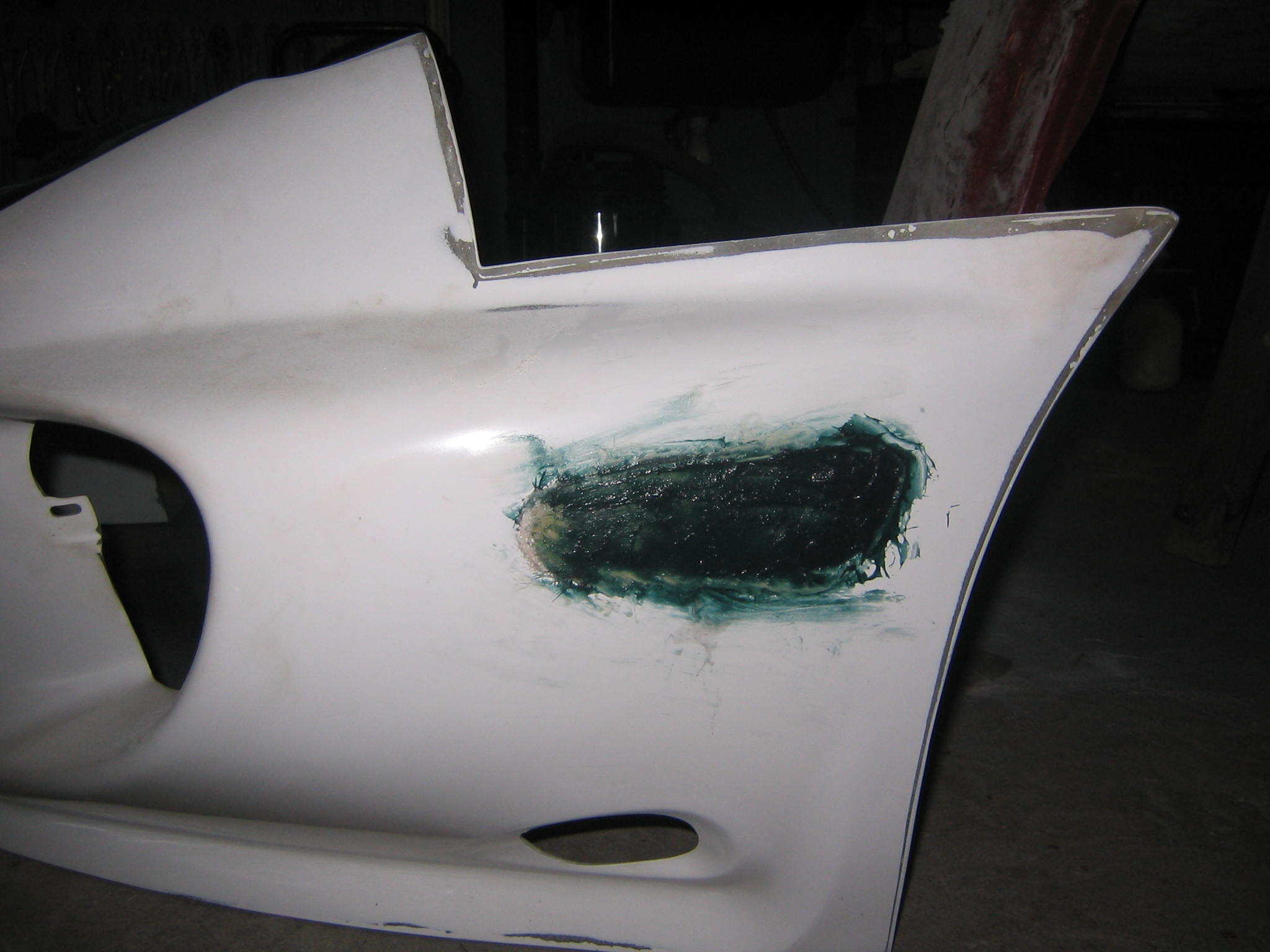 tetting av blinklys på frontfanger