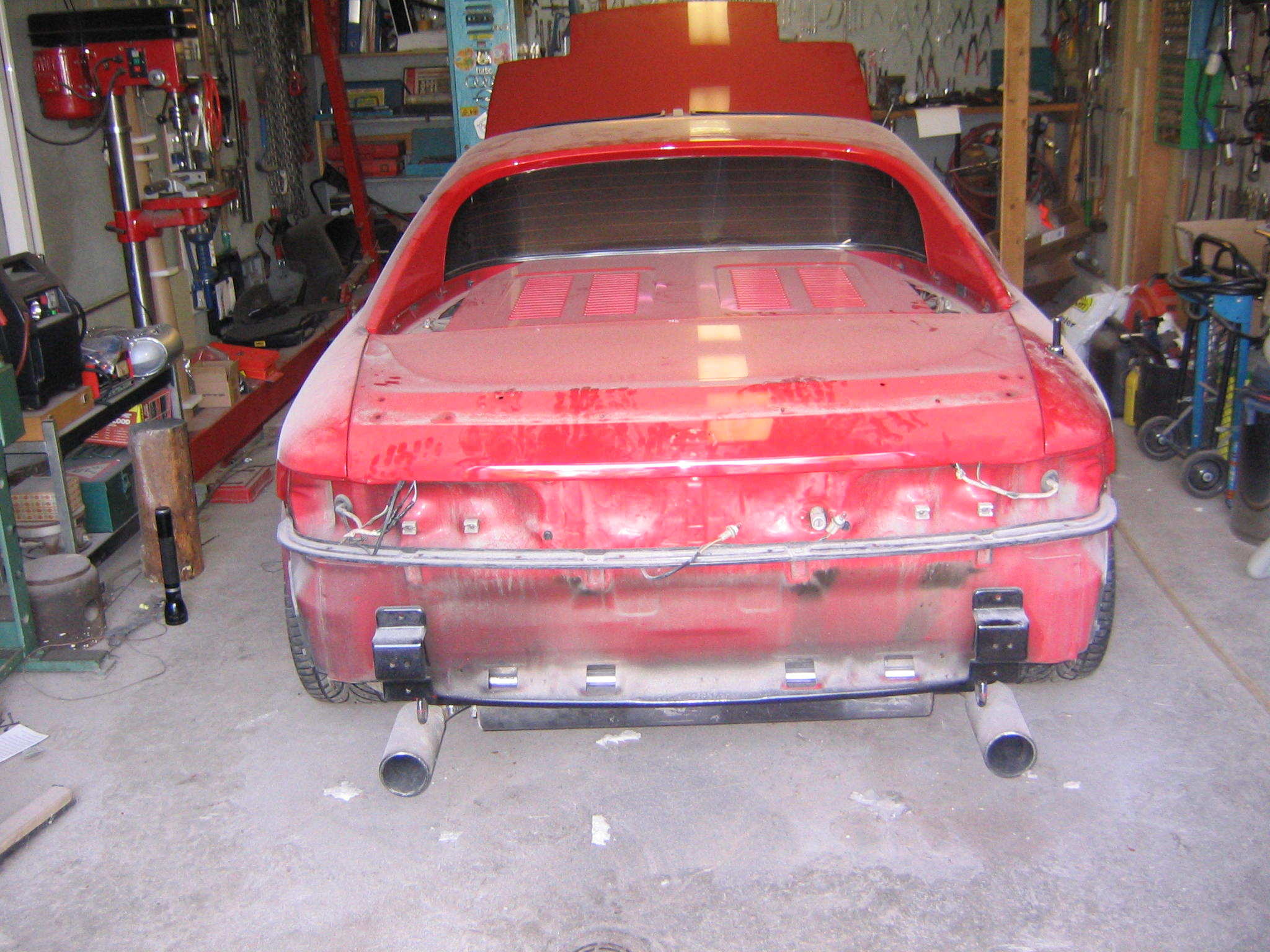 bil klar til lakkering