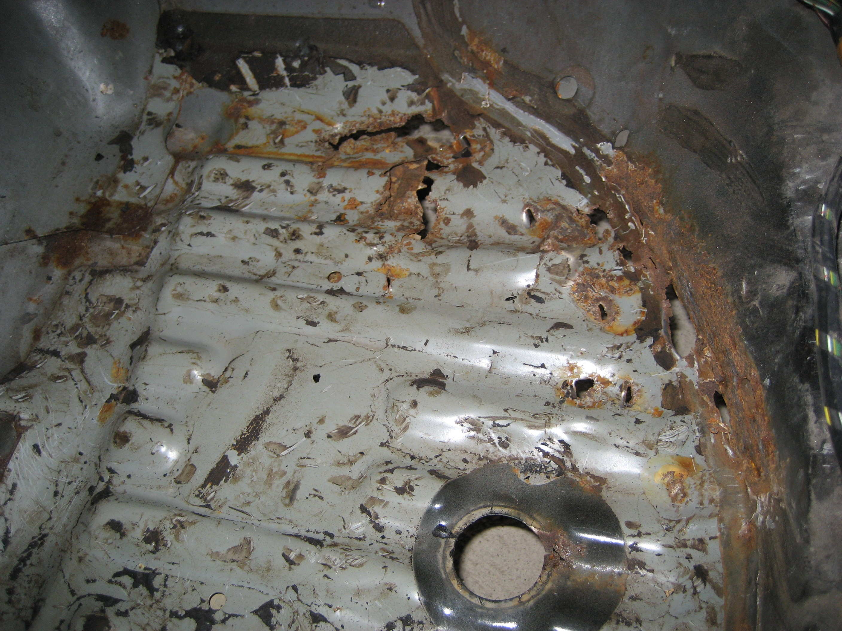 Dørkplate høyere side.