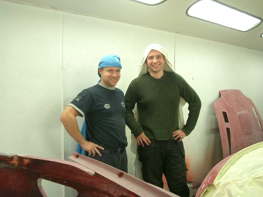 Innleid billig arbeidskraft??? ...eller bare noen øl for mye =0)   (Are og kenneth)