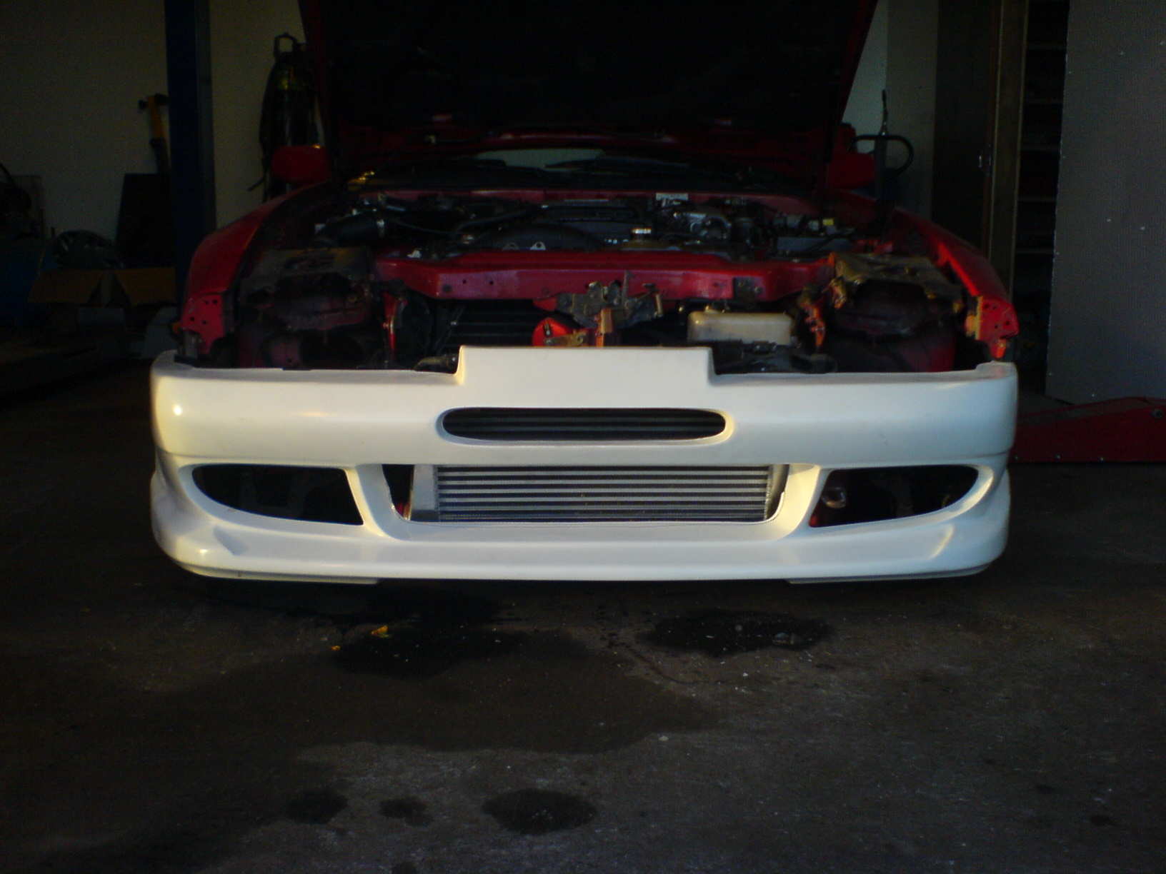 slepekroken må flyttes for å få på fronten skikkelig.