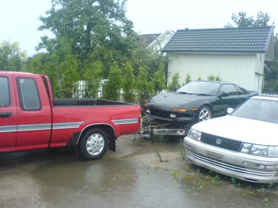 På hengern
