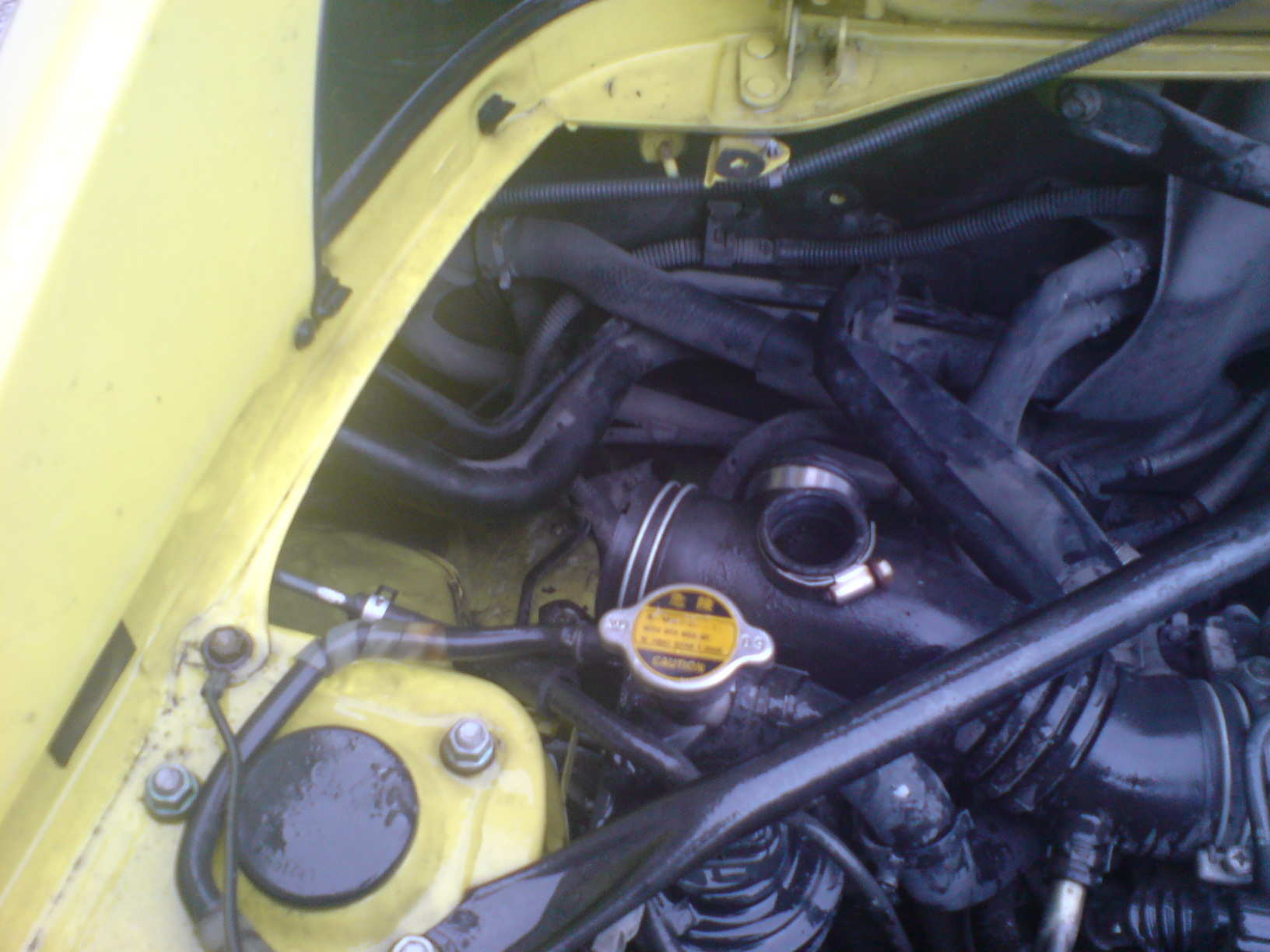 etter at den gamle filter boksen og dei andre var tatt ut, sleit ganske mye med å få ut den største