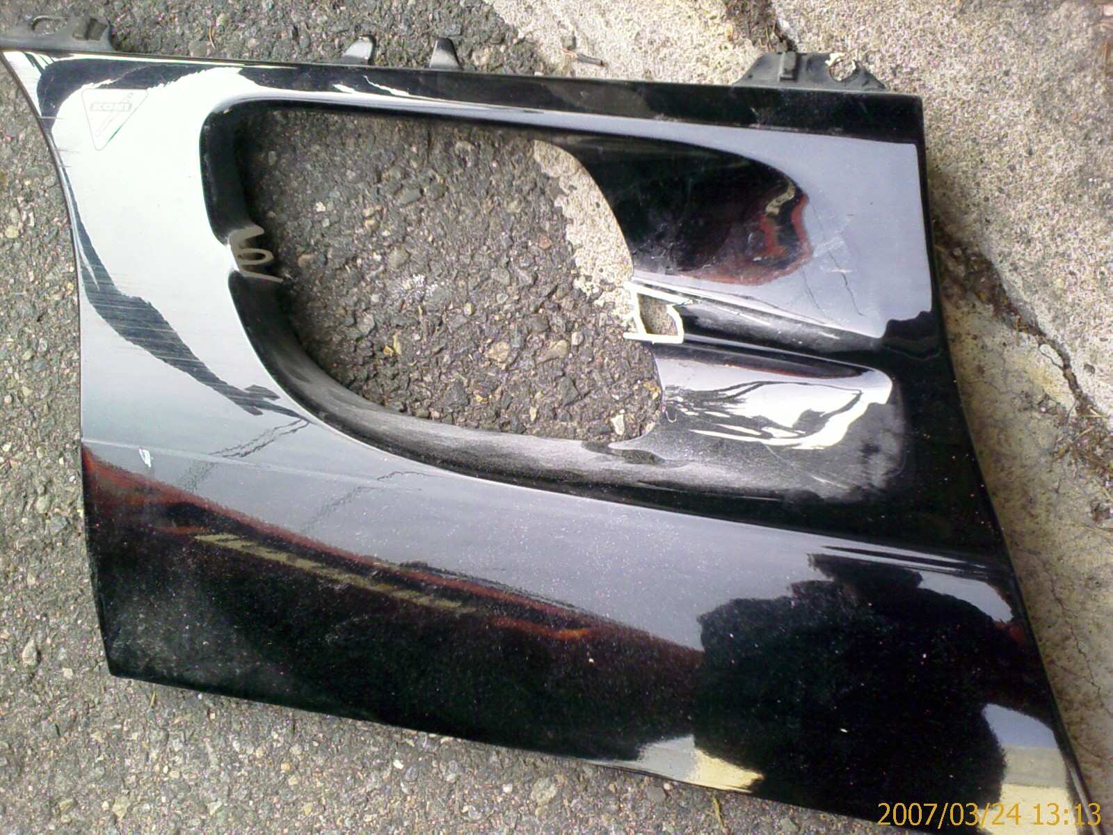 Gikk løs med saga...