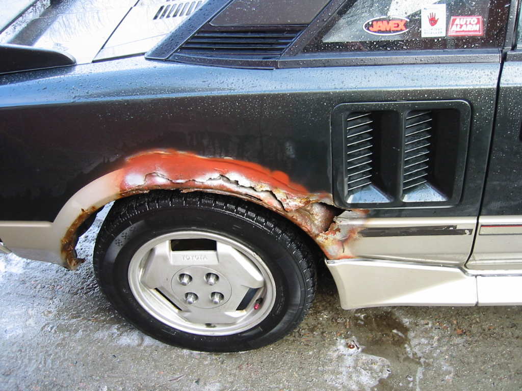 Denne hadde også overflaterust! :S