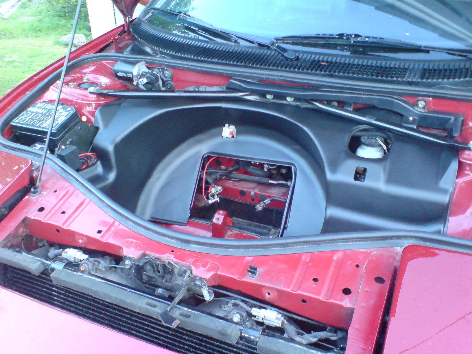 Under panser foran..litt montering gjenstår..