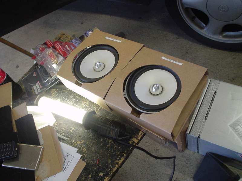 ...også jeg som hadde et sett med Rockford Fosgate Fanatic Q 6,5&amp;quot; midbasser liggende klar!