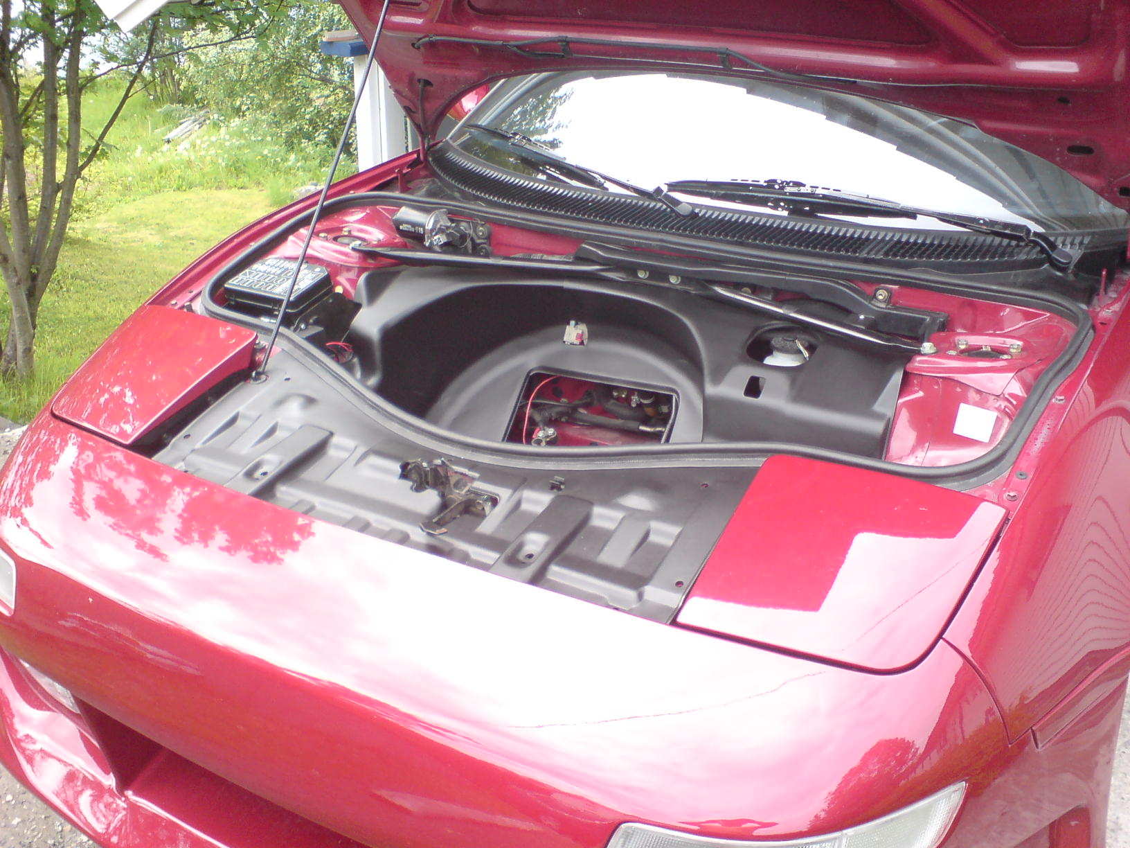 Alt montert her, utenom battreri.