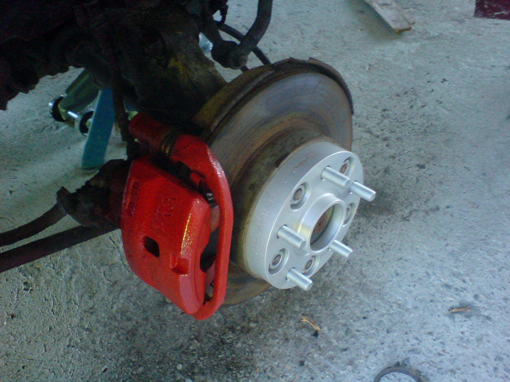 25mm spacere fra H&amp;amp;R. Ekstremt bra kvalitet! :D