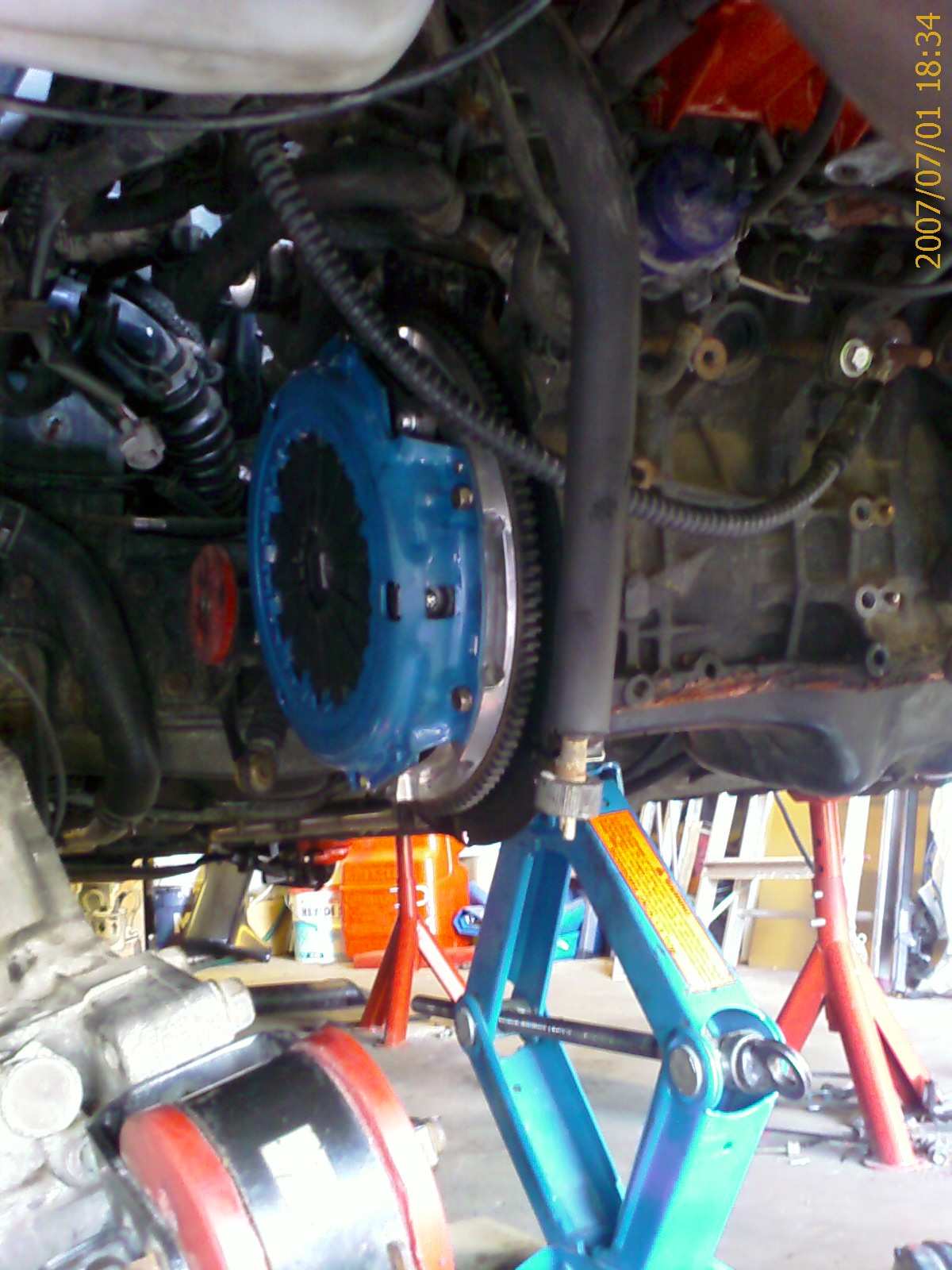 Ny klutsj og svinghjul på plass