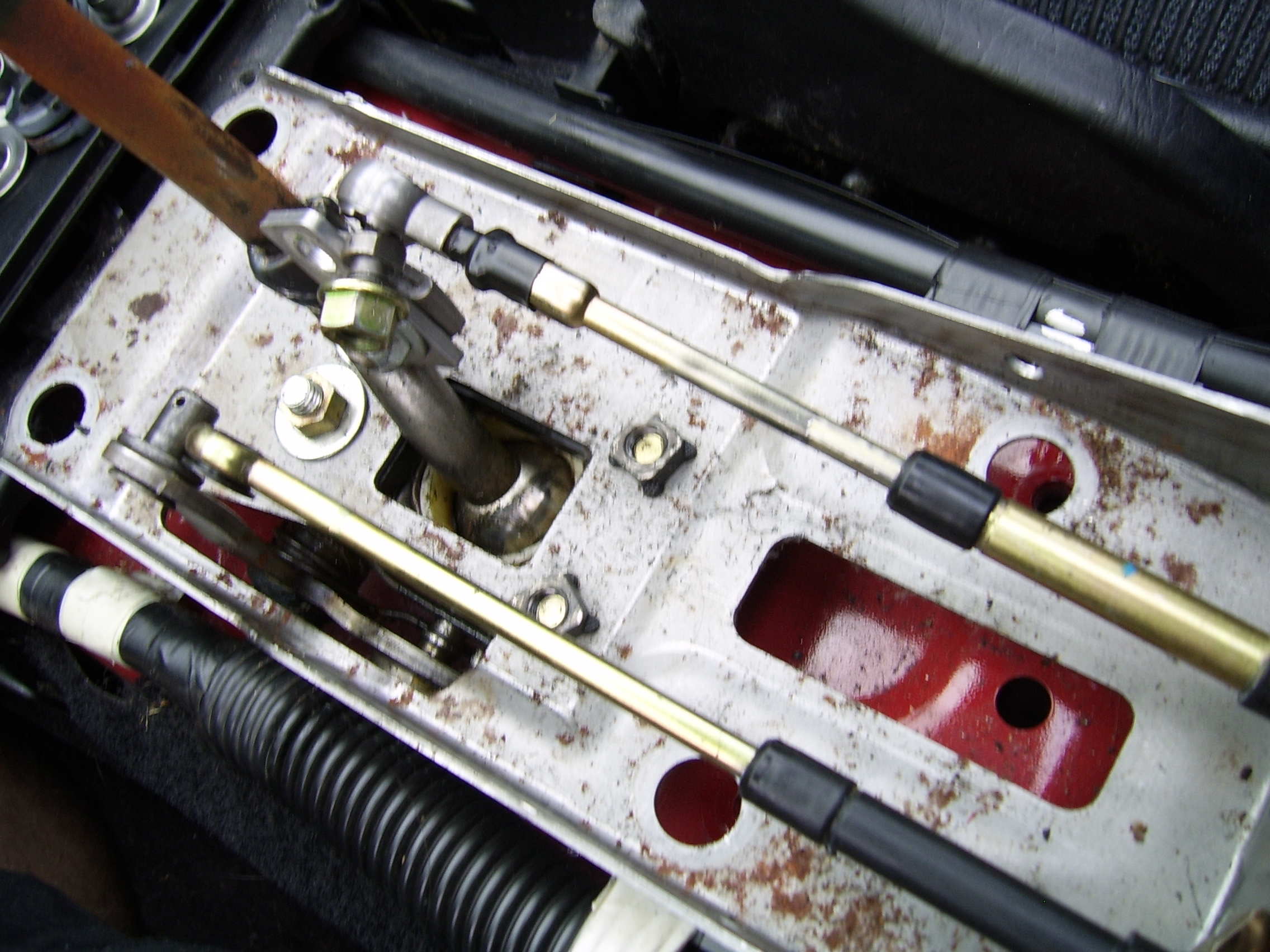 Gummiforingene fjernet