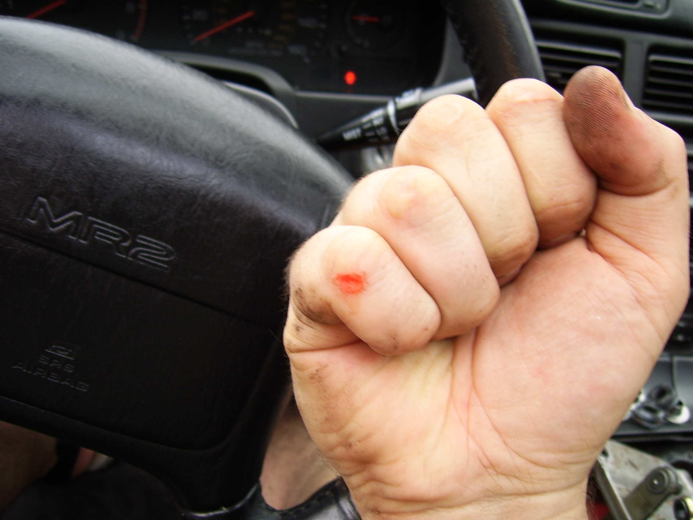 Sånn går det. Skarpe kanter ;)