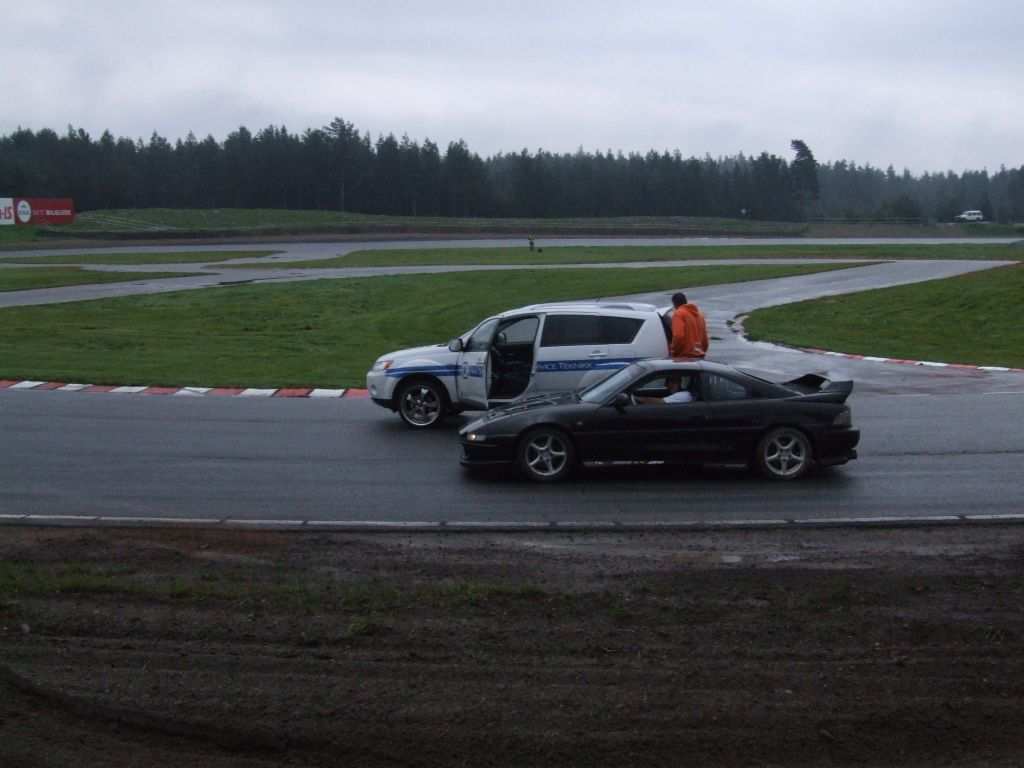 Endelig oppe igjen....og vips, der var kjøringen over.