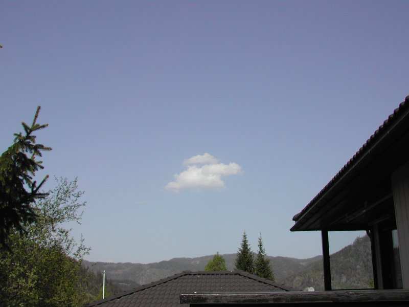 Eneste synlige sky ;)