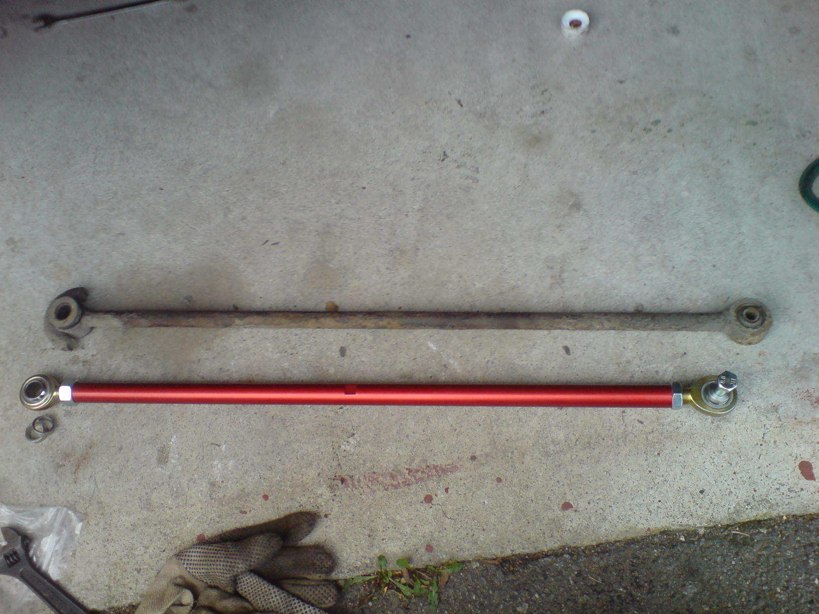 Justerbart panhardstag.