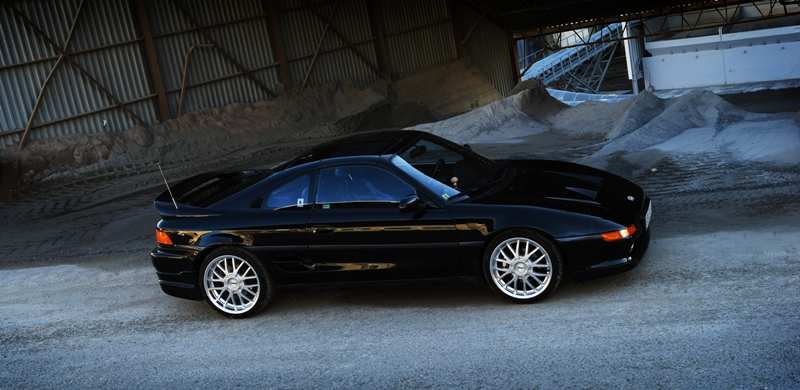 Dette er det siste bildet jeg tok med sommerfelgene, rett før jeg byttet til vinterdekk. De er strøøøkne og balanserte.