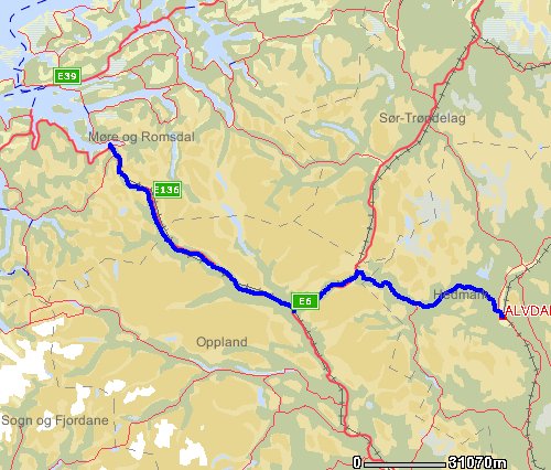 Hvis nordvestlendinger vil møte kolonnen i Alvdal