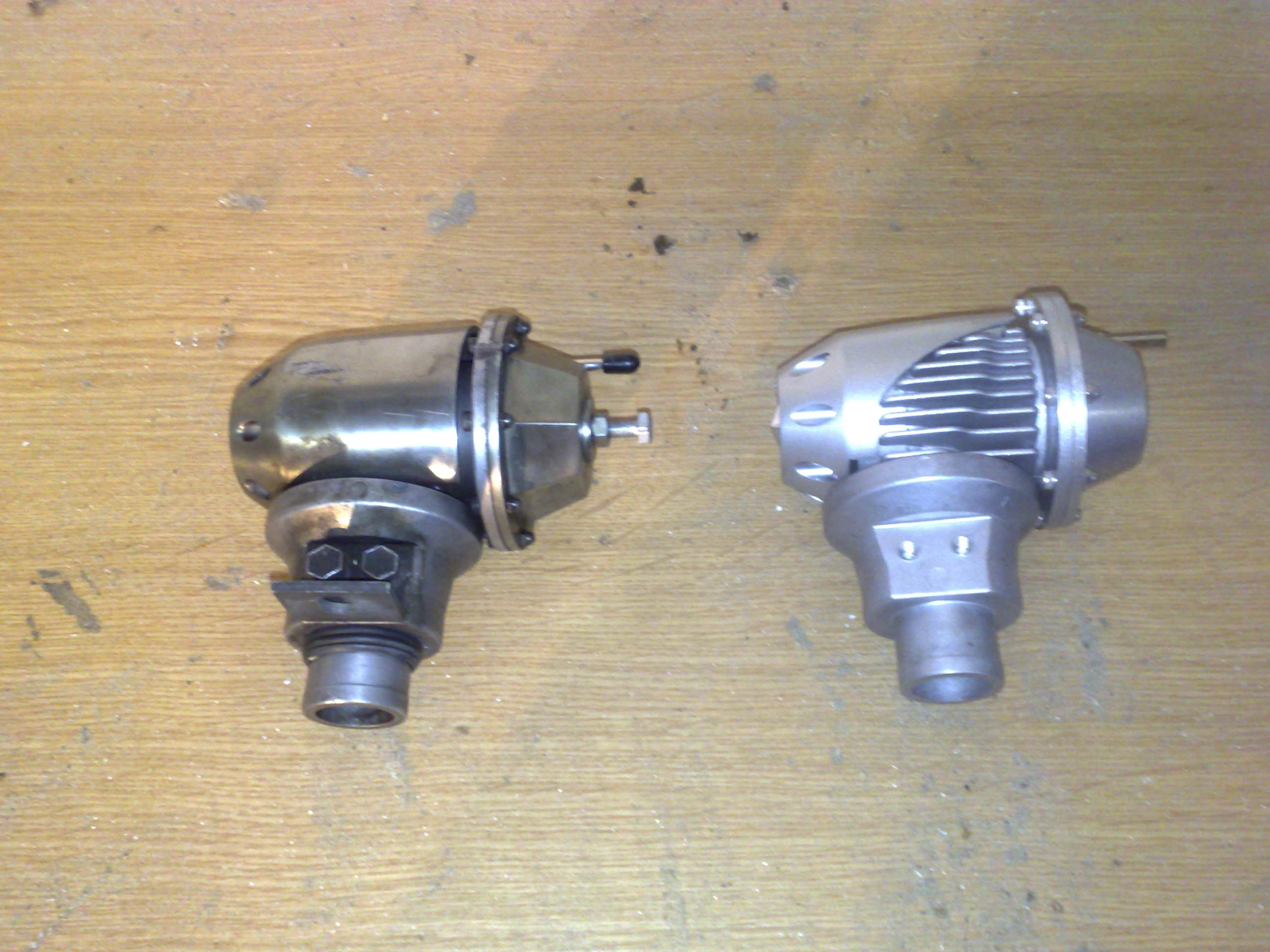 Den gamle til venstre, den nye til høyre :)