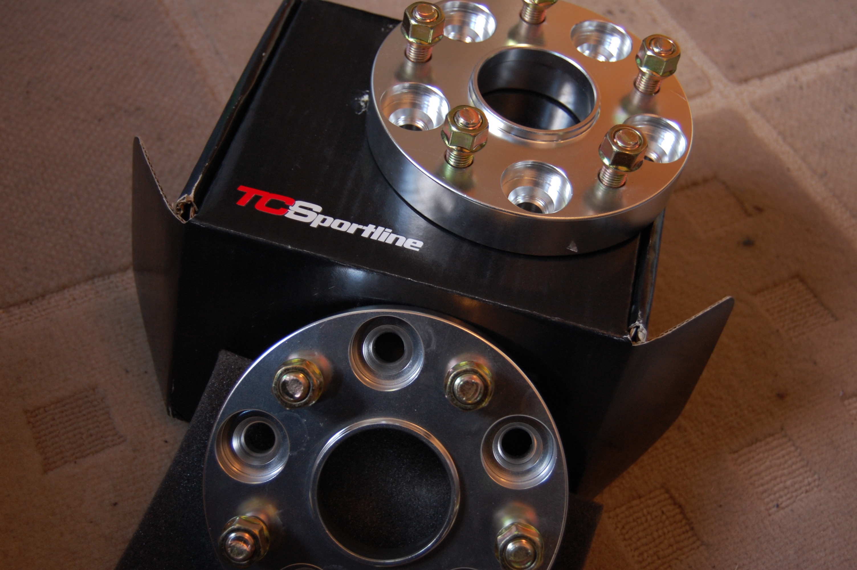 25mm spacere. I tilfelle det trengs.