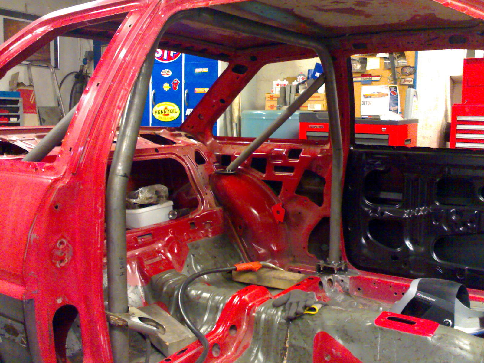 Støte stag til B-stolpe