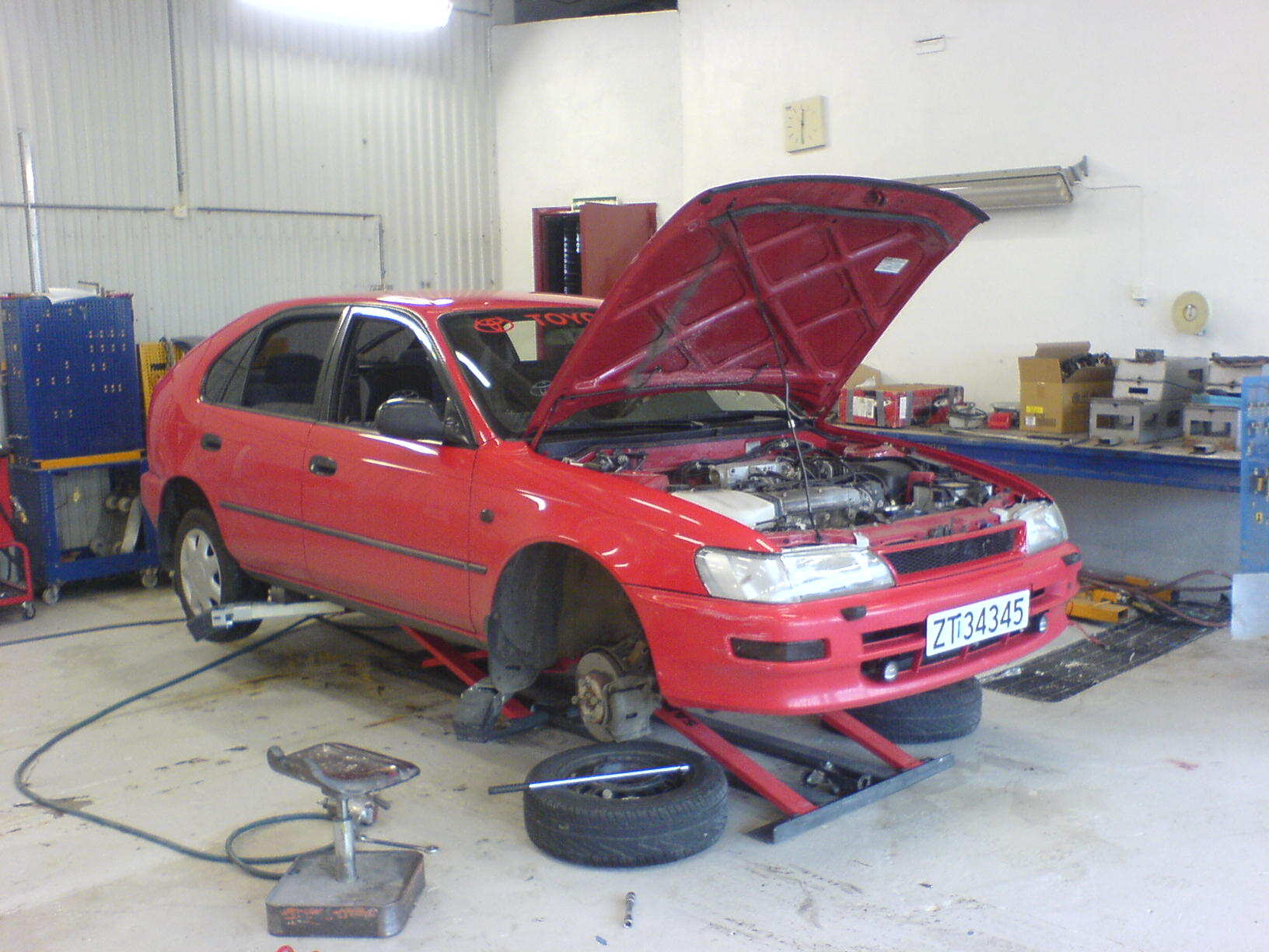 Demontering igang :)