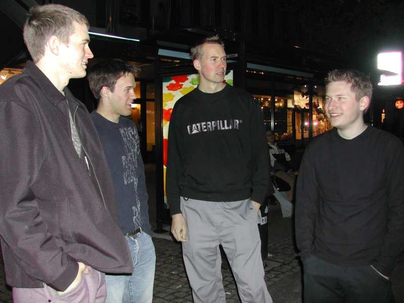 fra venstre; Karl, Ole, Carl og Kim