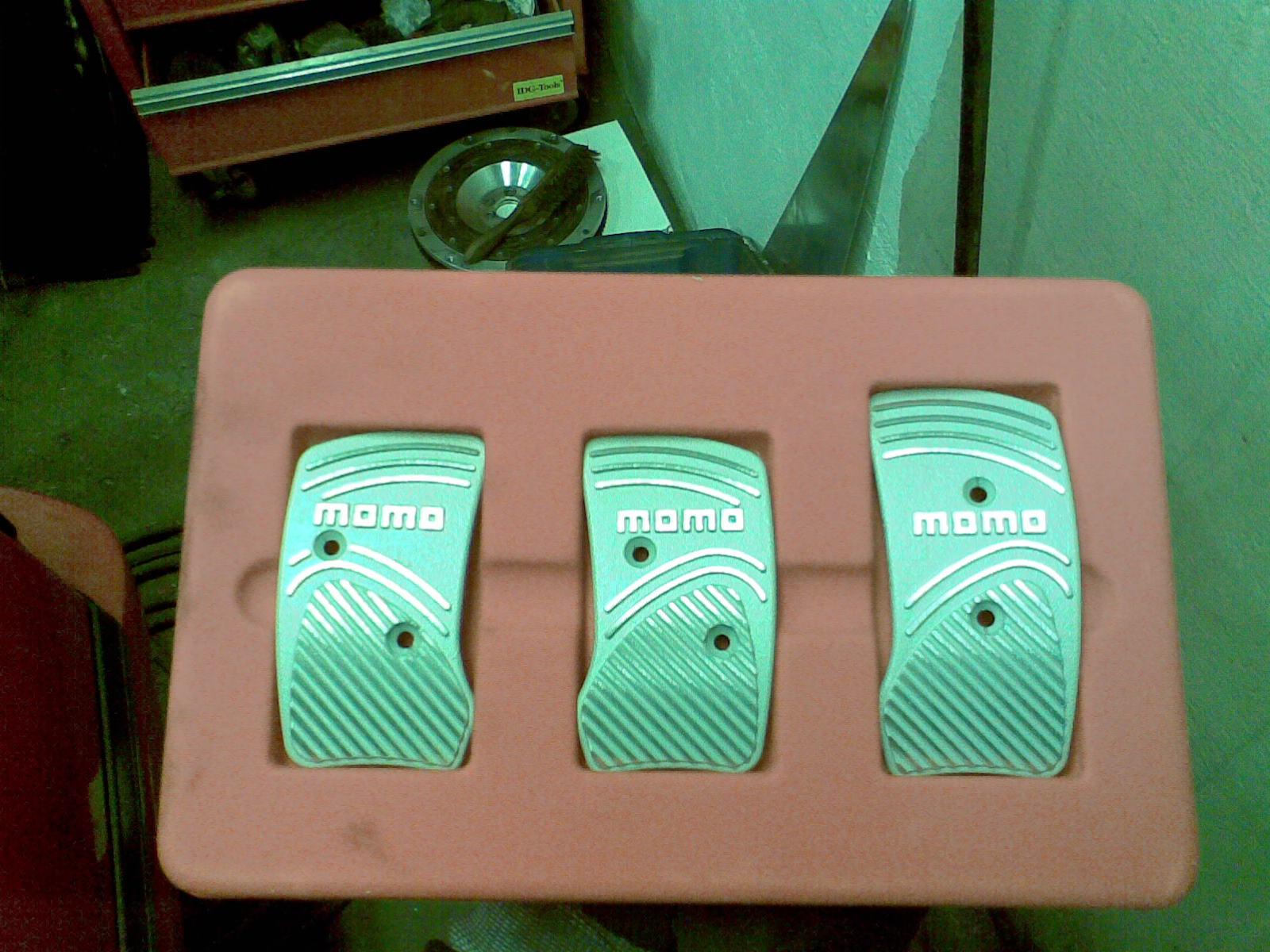 Pedalsett før montering