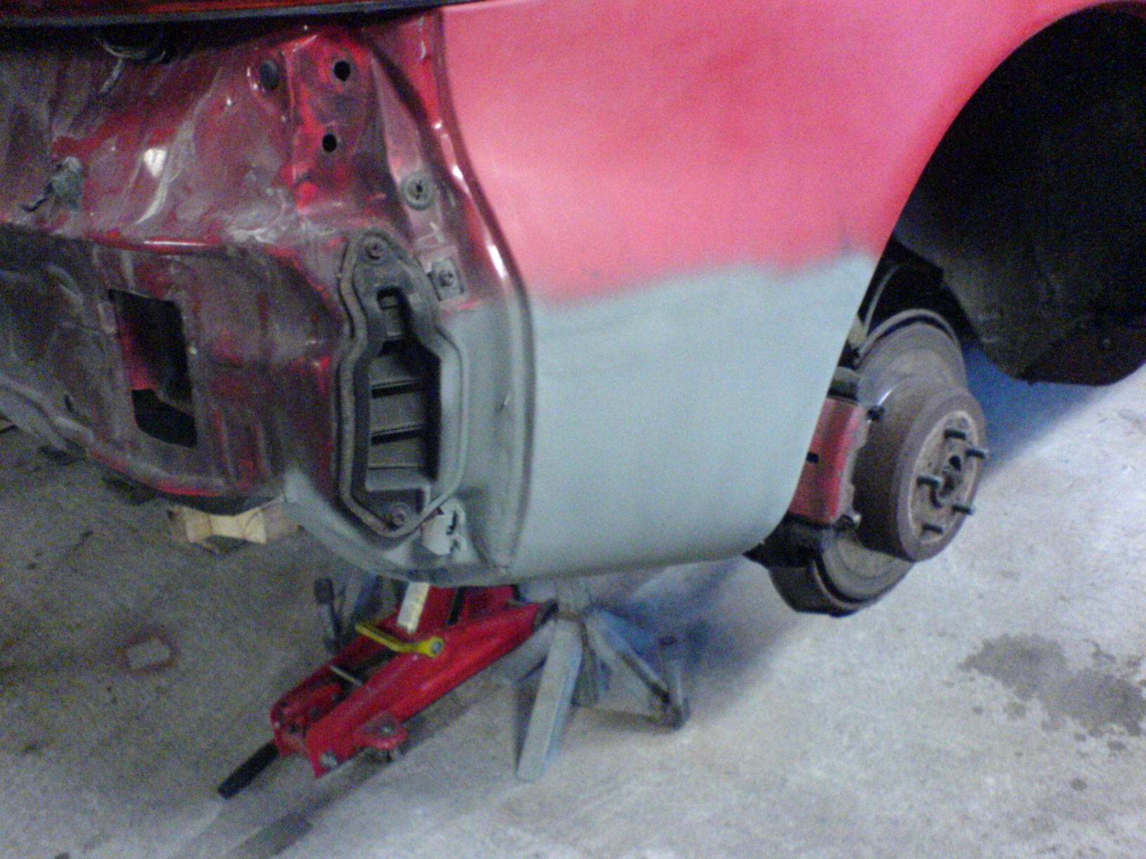 Ferdig sveiset og grunnet :) Stor takk til Mads for sveisejobb :)